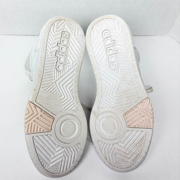 Adidas Hoops 3.0‎ Mid Classic World Friends Sneaker High Top Shoes Womens Sz 8.5 - Picture 7 of 8